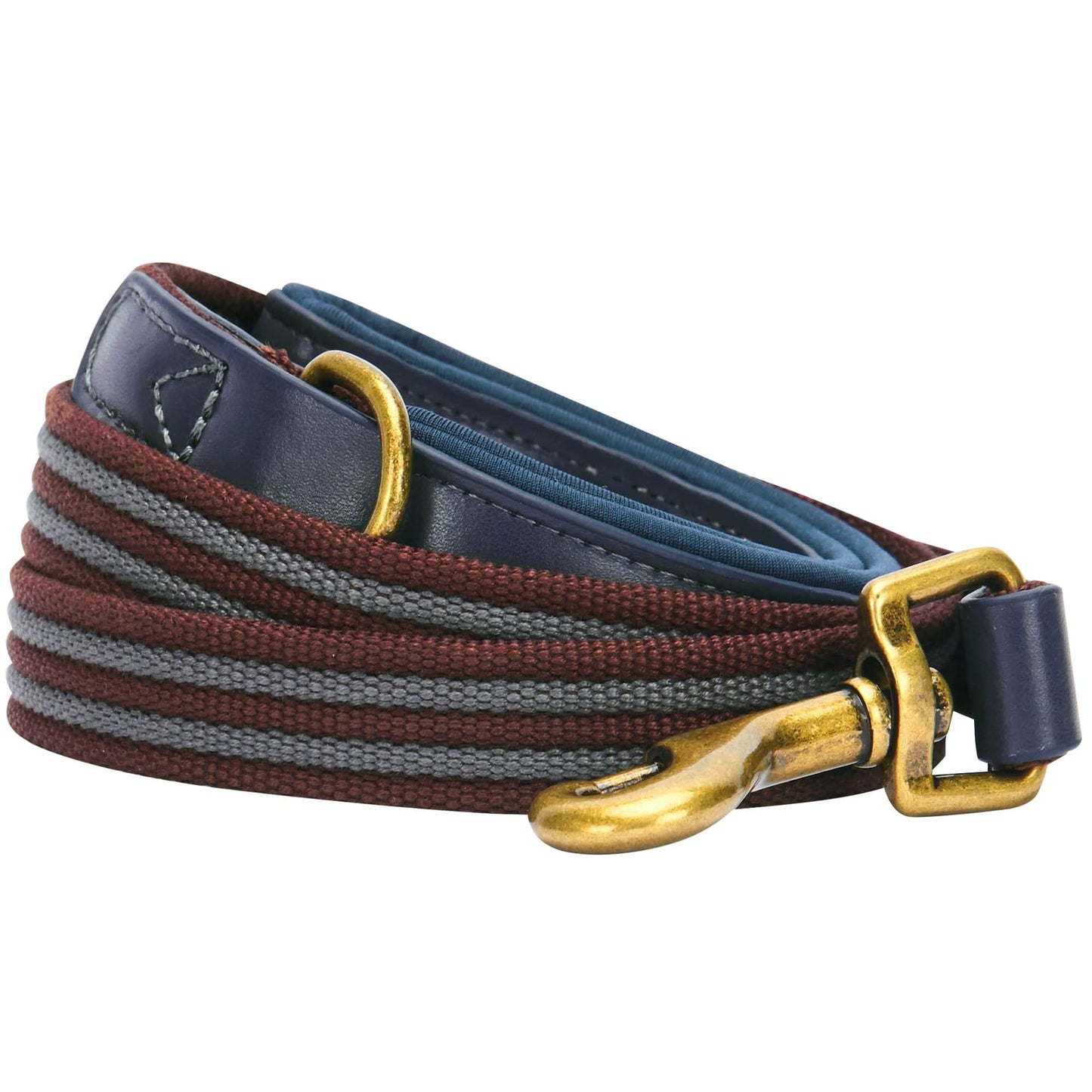 Full Grain Leather & Polyester Dog Leash