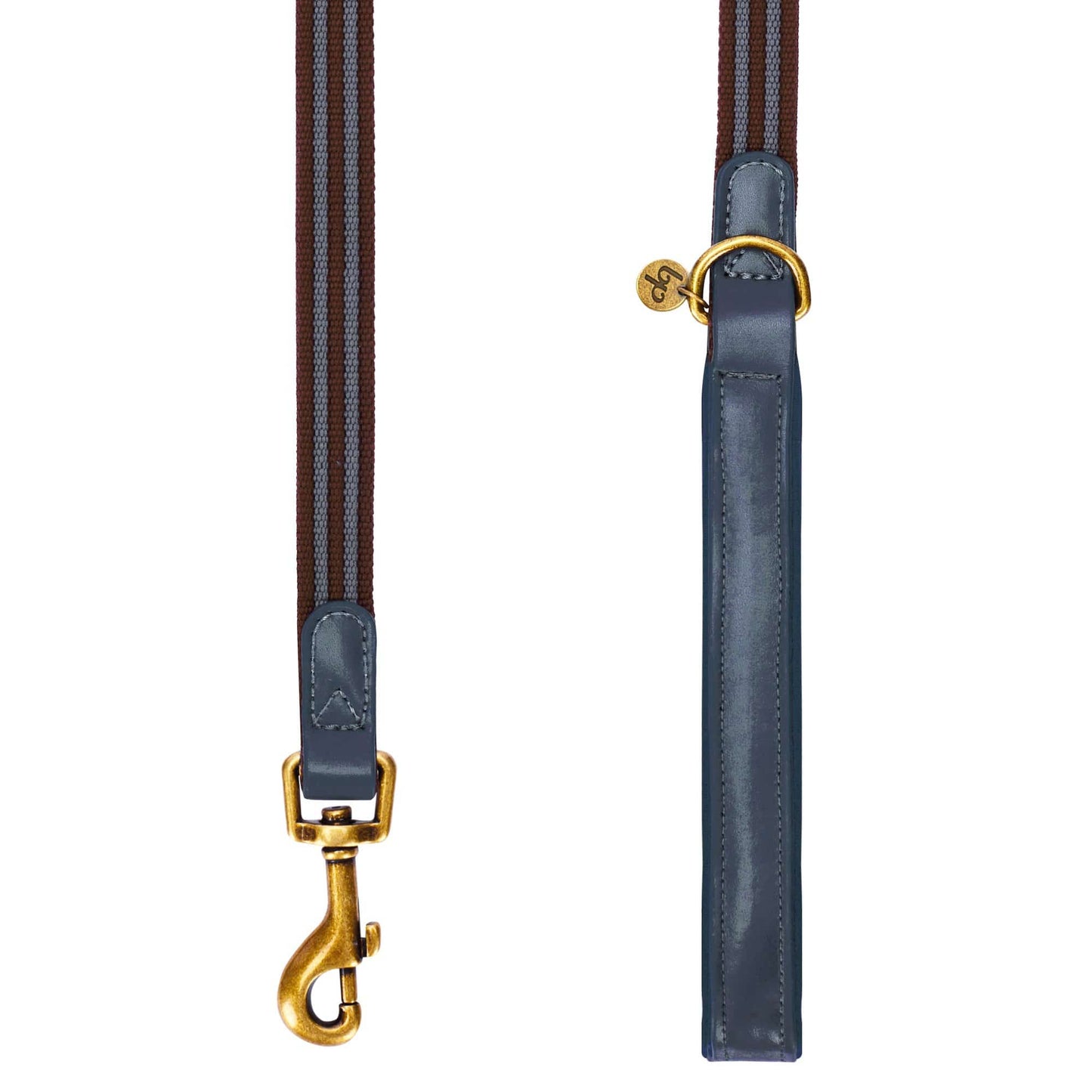 Full Grain Leather & Polyester Dog Leash