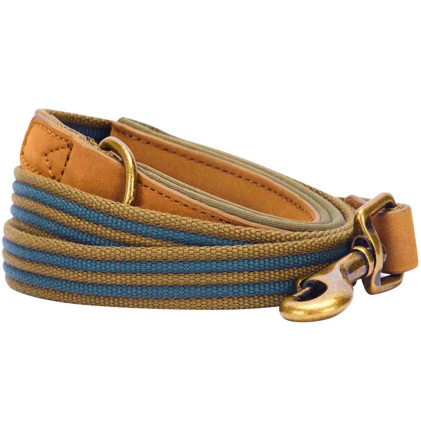 Full Grain Leather & Polyester Dog Leash