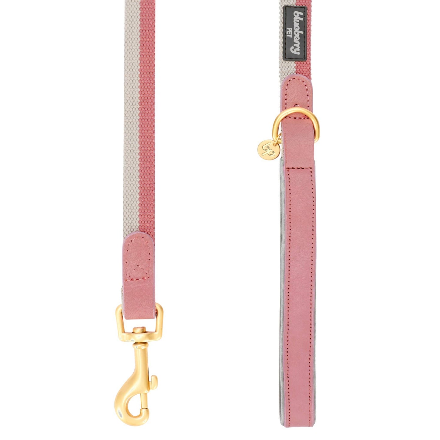 Full Grain Leather & Polyester Dog Leash