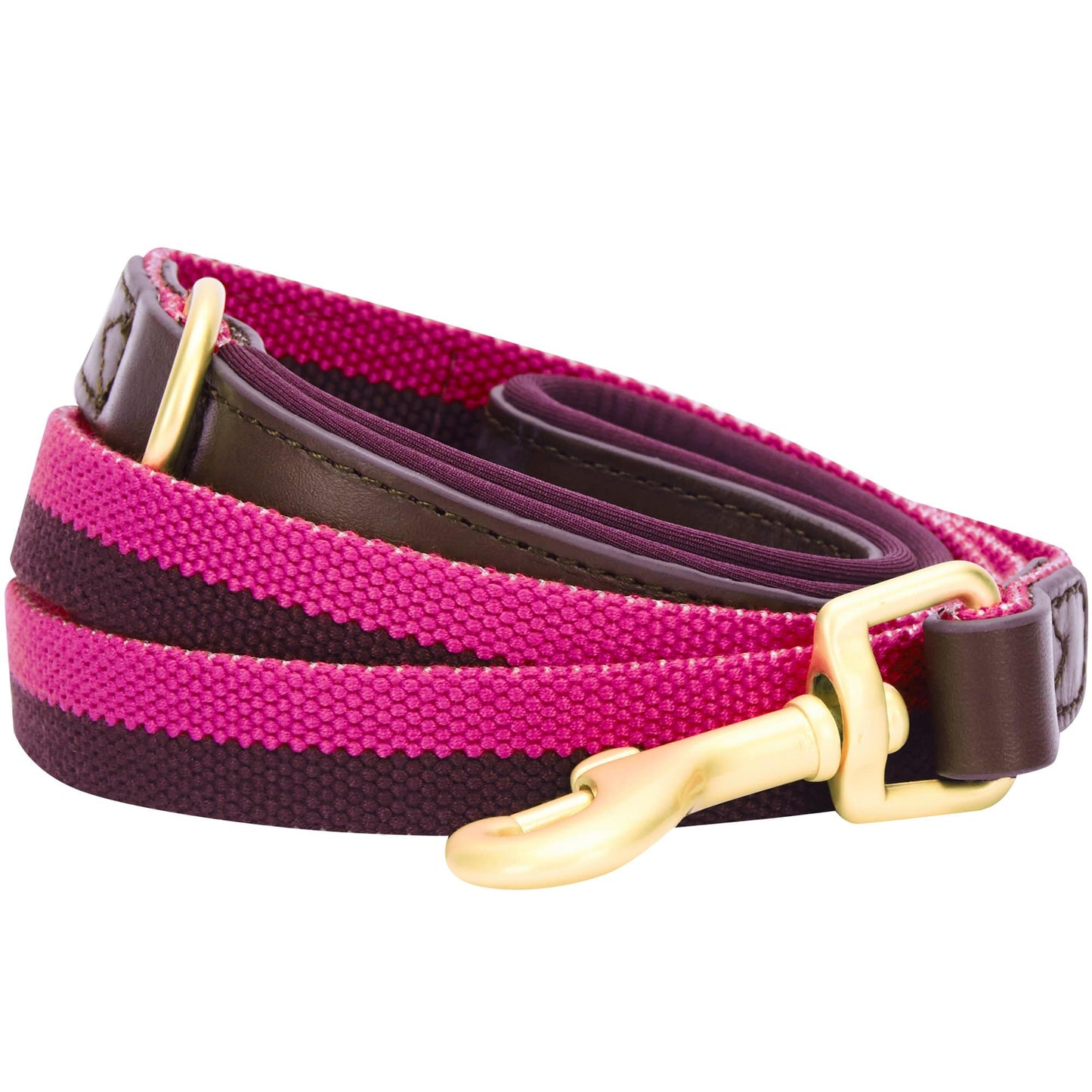 Full Grain Leather & Polyester Dog Leash