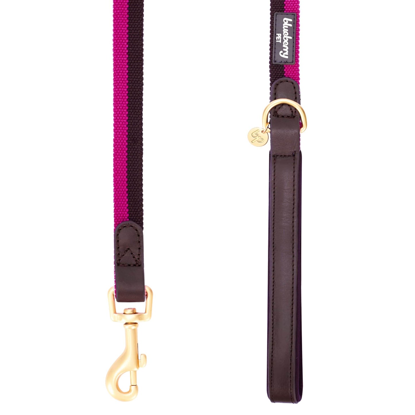 Full Grain Leather & Polyester Dog Leash