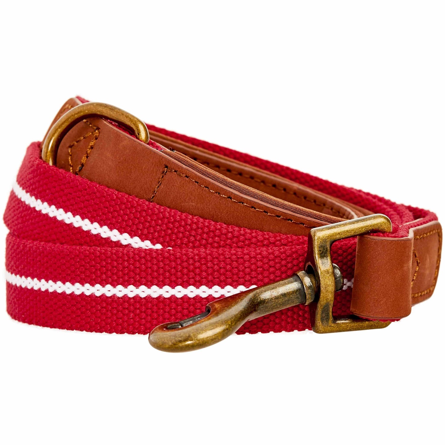 Full Grain Leather & Polyester Dog Leash