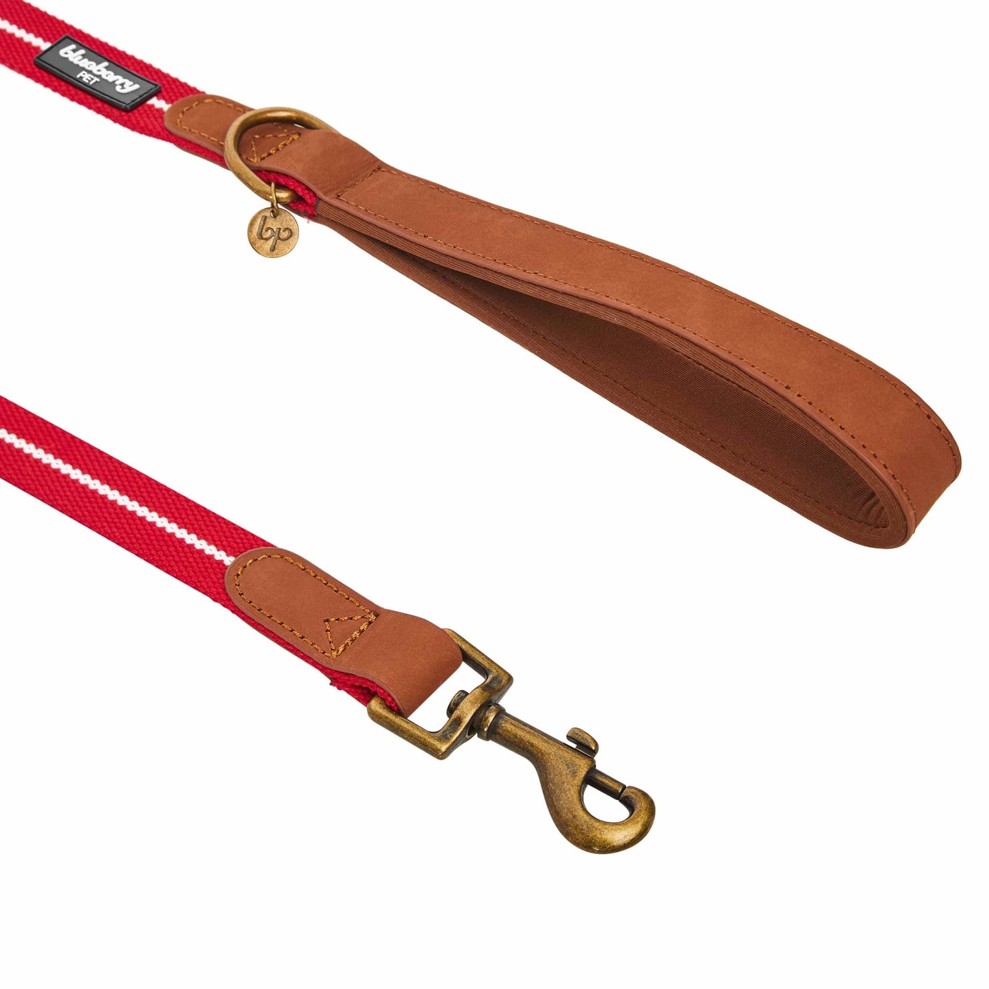 Full Grain Leather & Polyester Dog Leash